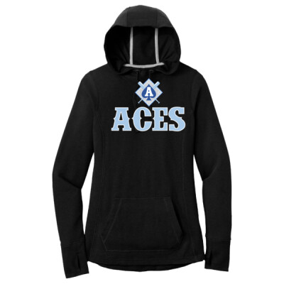 Ladies Tri-Blend Fleece Hooded Pullover - D100 Thumbnail