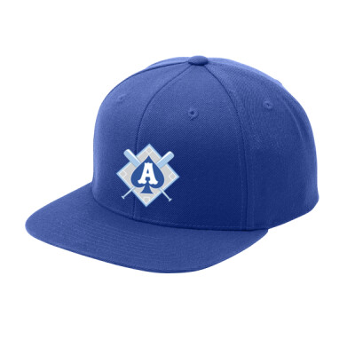 Yupoong Flat Bill Snapback Embroidered Hat Thumbnail